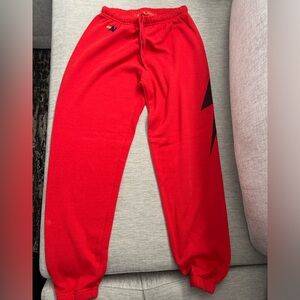 BOLT SWEATPANTS - RED // BLACK